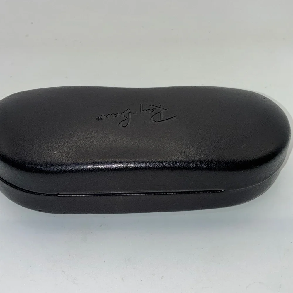 Ray-Ban Black Hard Clamshell Sunglasses Eyeglasses Case Felt Lined Accessory‎